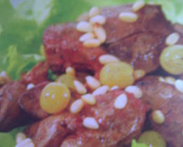 Салат из куриной печени