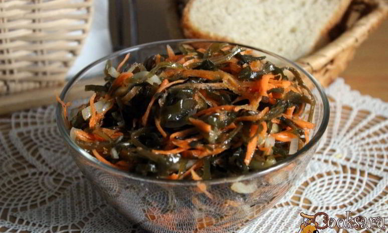 Рецепт салата из морской капусты алеевский