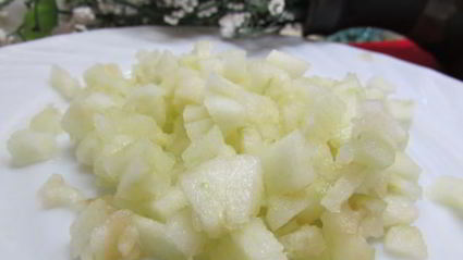 салат из печени трески с яблоком