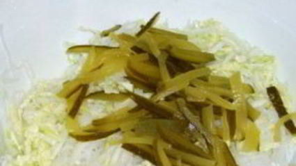 салат из рисовой лапши