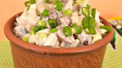 салат из сельди с грецкими орехами