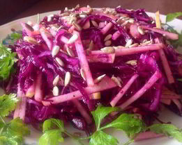 Салат из синей капусты