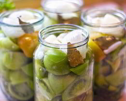 Салат из зеленых помидор на зиму