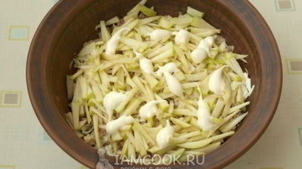 салат мимоза с горбушей