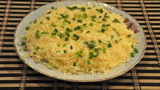 Салат Мужской каприз с говядиной