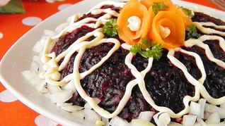 Селедка под шубой без яиц