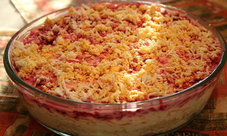 Рецепт селедки под шубой