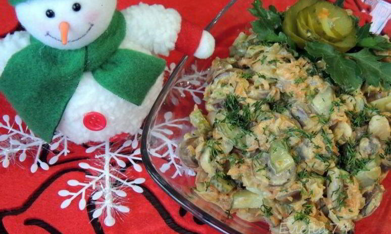 Рецепт салата с куриными сердечками