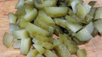 салат с куриными сердечками