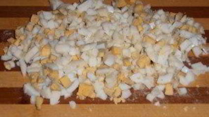 салат тиффани с курицей и виноградом