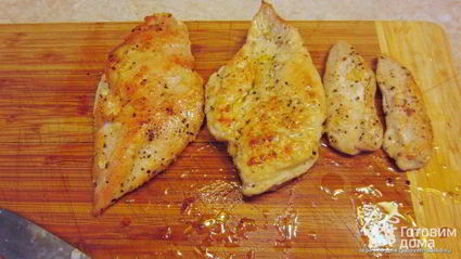 салат цезарь