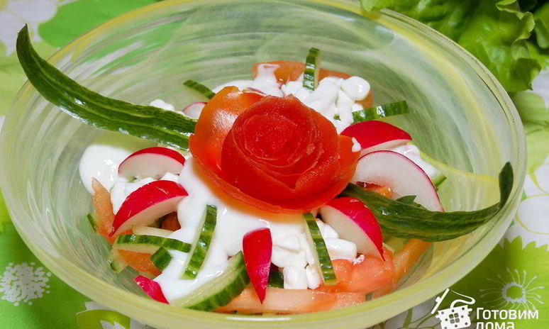 Рецепт салата весенняя свежесть