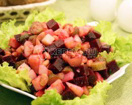 Винегрет с фасолью