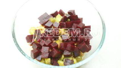 винегрет с фасолью