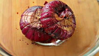 зеленый салат с апельсином с пикантной заправкой