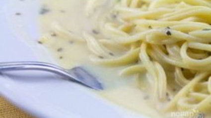 белый соус к спагетти