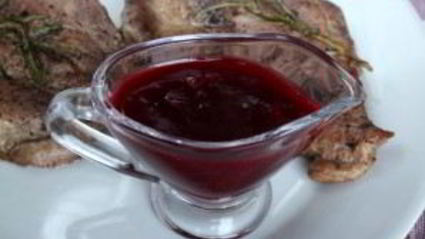 брусничный соус к мясу