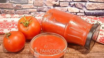 домашняя томатная паста через соковыжималку