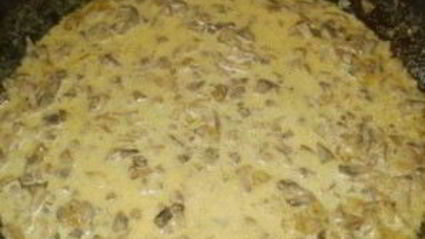 грибной соус со сливками