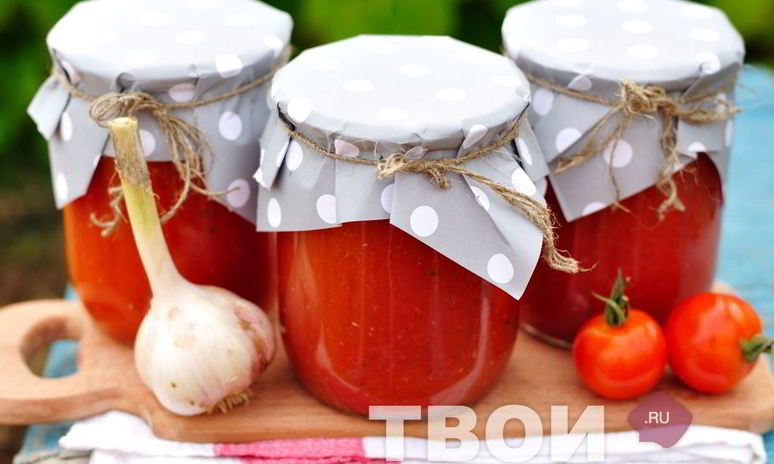 Рецепт консервированного томатного соуса