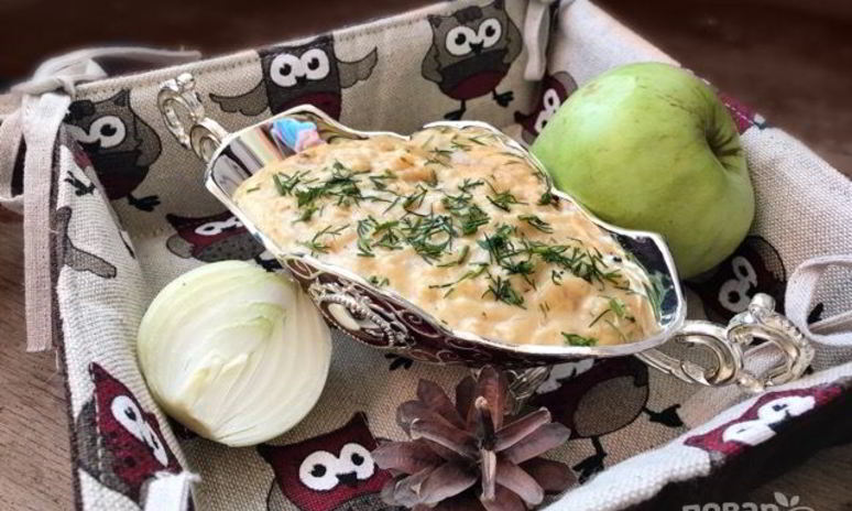 Рецепт луково-яблочного соус