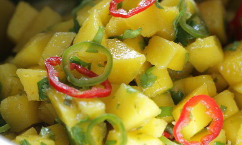 Рецепт салата-соуса из манго