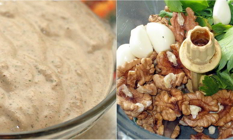 Рецепт соуса баже из грецких орехов