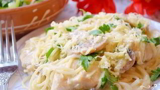 Соус для спагетти с курицей