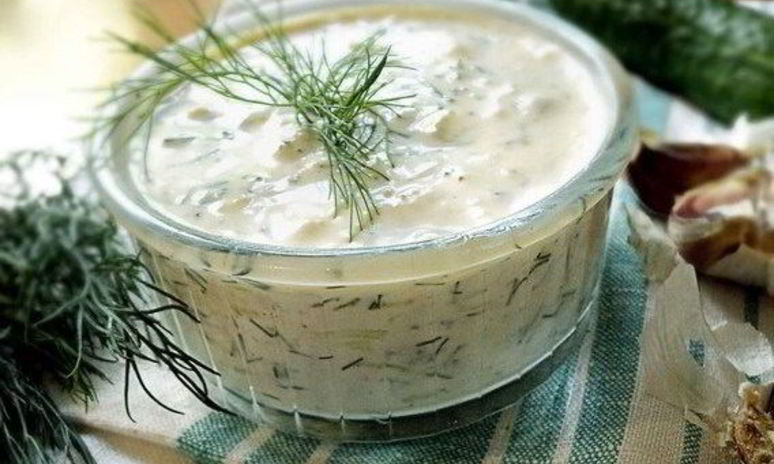 Рецепт соуса дзадзики с оливковым маслом