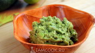 Соус гуакамоле из авокадо