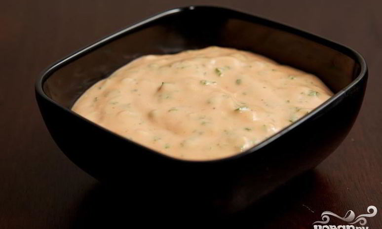 Рецепт соуса из кетчупа и майонеза