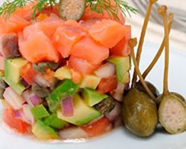 Тартар из лосося