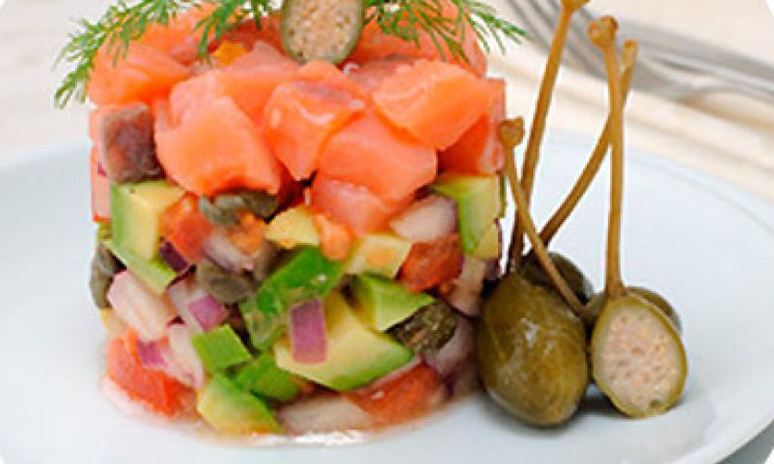 Рецепт тартара из лосося