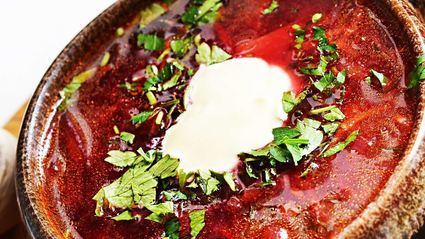 борщ без мяса