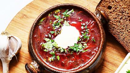 борщ без мяса