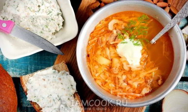 Рецепт борща без свеклы