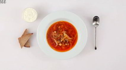 борщ домашний