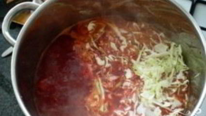 борщ из конины