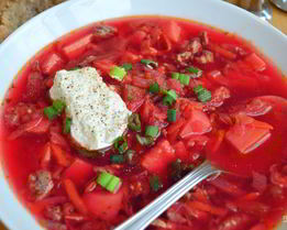 Борщ классический с говядиной