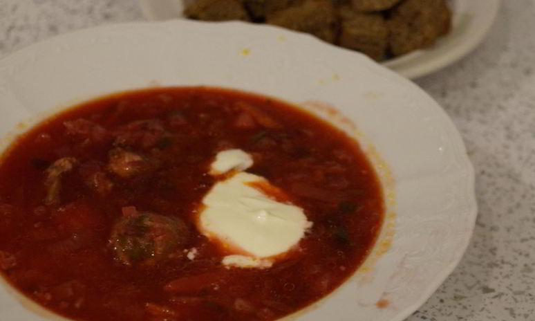 Рецепт борща красного из баранины