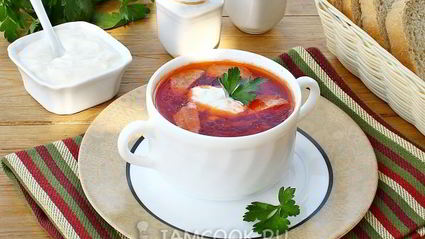 борщ московский