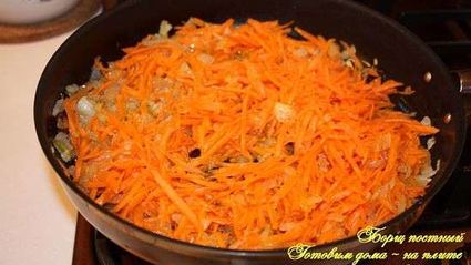 борщ постный