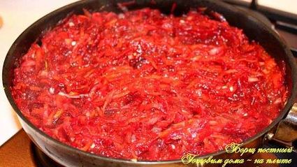 борщ постный