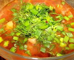 Борщ с грибами