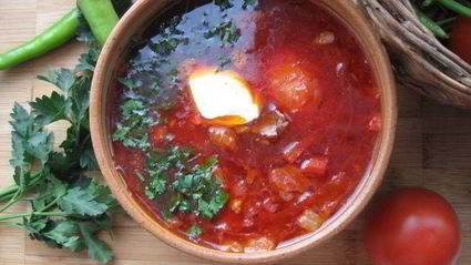 борщ с капустой