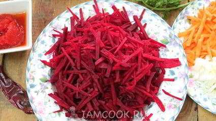 борщ с карамелизированной свеклой