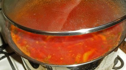 борщ с консервированной фасолью