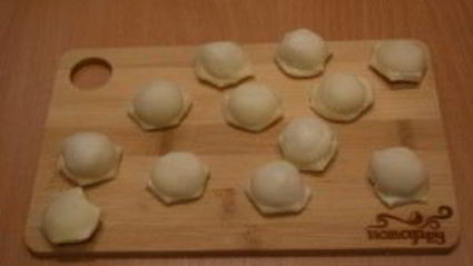 борщ с пельменями