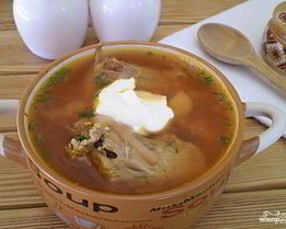 Борщ с уткой