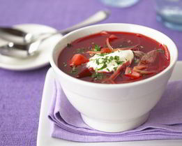 Борщ со свеклой